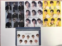 Snow Man クリアファイル3点、ぱぴぷぺポーチ( クリアポーチ)セット