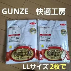 GUNZE 快適工房 婦人V型七分袖スリーマー（LLサイズ）2枚　グンゼ　LLのサムネイル