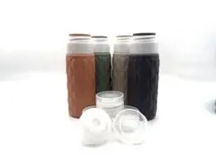 旅行用 詰め替えボトル 小分け 100ml 4本 ポーチ付