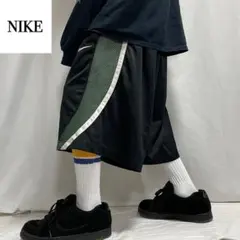 00s NIKE XL バスパン バギーパンツ ハーフ ショーツ 極太