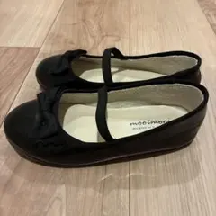 moomoooi ブラックバレエシューズ 20 cm