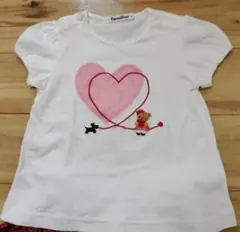 ファミリア 半袖Tシャツ 90 リアちゃん ハートのサムネイル