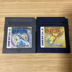 GB ゲームボーイソフト　ポケットモンスター 金 銀　 【動作確認済】