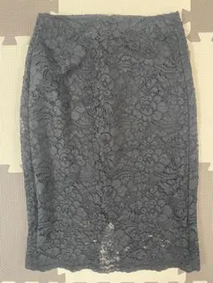 GU ブラック レース タイトスカート