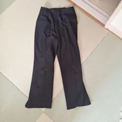 【クラシカルエルフ】黒 スラックス ゴム入りウエストM