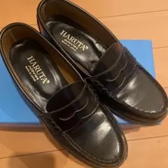 HARUTA ARVIN ブラック ローファー　24.5cm 3E