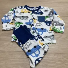 車柄 パジャマ 上下セット