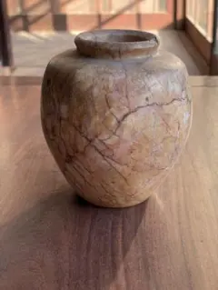 瀬戸 篁居園 高島徳松 黄金焼 壺 花瓶 - メルカリ