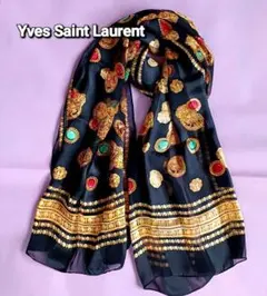S6-8.美品 Yves Saint Laurent ヴィンテージストール - メルカリ