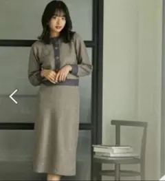 プロポーションボディドレッシング　ニットセットアップ