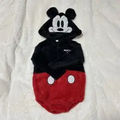 ミッキーマウス フリース着ぐるみ 80