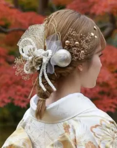 ♥即日発送●再販♥成人式髪飾り♥和装髪飾り ゴールド シルバー