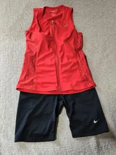 Nike スポーツ用水着 M レッド/ブラック