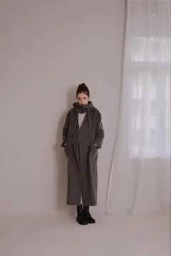 【pinueピヌエ】ロングダッフルコート 未使用 タグ付き pinueピヌエ】ロングダッフルコート 未使用 タグ付き PINUE ロング