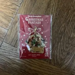 東京ディズニーランド非売品ファスナーチャームクリスマスファンタジー2004限定品