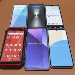 スマートフォン 6種 モックアップ 展示品のサムネイル