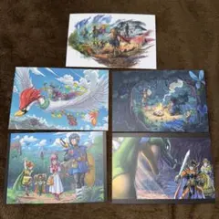 ドラゴンクエスト　ロト　三部作　ポストカード　５枚