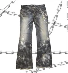 00s y2k ブーツカットデニム・フレアデニム