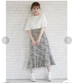 【極美品】MAJESTIC LEGON レオパード 柄マーメイドスカート