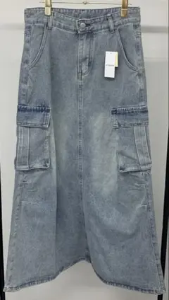 GORGE デニムカーゴスカート　M