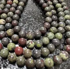 「C0310」龍の石　ドラゴンブラッドジャスパー 8mm 1連