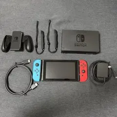 【付属品完備】Nintendo Switch 本体 ネオンブルー/ネオンレッド