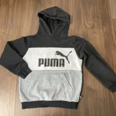 PUMA★フード付き パーカー 黒 グレー 白 プーマ 140 ジュニア