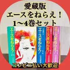 エースをねらえ！ 愛蔵版 全4巻 完結セット ／ 山本鈴美香 (中央公論社)