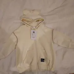 ディズニーリゾート　フード付きアウター 90 アイボリー