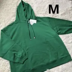 新品タグ付き❣️THE SHOP TK フード付きパーカー グリーン M