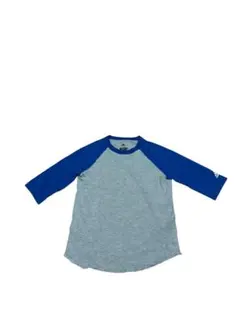 adidas グレー/ブルー 長袖カットソー XS