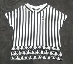 ☆PEARLY GATES☆ パーリーゲイツ 半袖 ドルマンスリーブ ストライプ