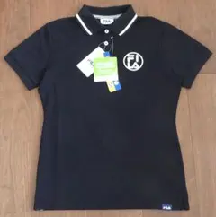 FILA GOLF 半袖ポロシャツ レディース Mサイズ ブラック【新品未使用】のサムネイル