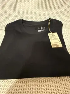 無印良品　ブラック 長袖 Tシャツ Mサイズ