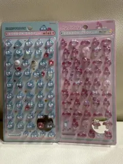 ち*ん様 ハンギョドン＆マイメロディ ボンボンドロップミニシール2点セット