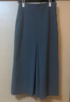 Mila Owen くすみブルー タイトスカート