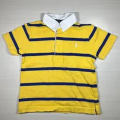 POLO RALPH LAUREN ストライプ ポロシャツ 110 保育園