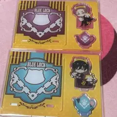 ブルーロック×ラスカル アクリルスタンドコースター糸師冴糸師凛