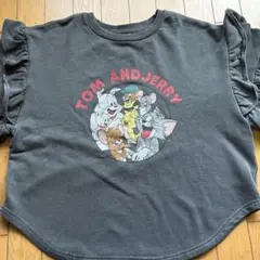 タグ付き新品　トム&ジェリー　フリル袖トレーナー