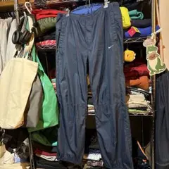 【used】Nike Clima-Fit ネイビー ナイロンパンツ