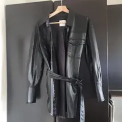 ZARA ブラックロングジャケット