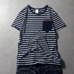 archive striped crew neck s/s tee y2k 短丈のサムネイル