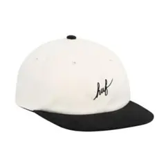 huf ベースボールキャップ ホワイト/ブラック