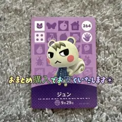 あつ森amiiboカード ジュン 美品