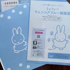 ミッフィー サムシングブルー 婚姻届　ゼクシィ2025年5月号付録