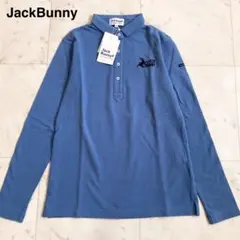 新品未使用JackBunny(ジャックバニー) 長袖ポロシャツ　ロゴ刺繍　1