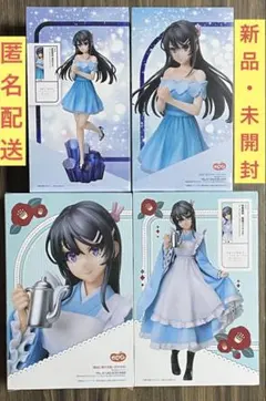 新品・未開封　青ブタ　フィギュア　4点セット