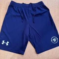 Under Armour バスケットボール ハーフパンツ YXL ネイビー