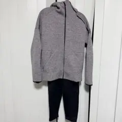 adidas ZNE フーディファストリリース スウェット フルジップ上下セット