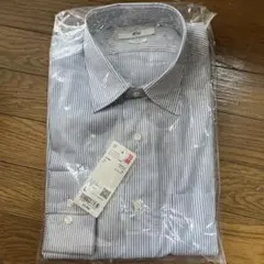 UNIQLO スリムフィット ドレスシャツ L ブルー